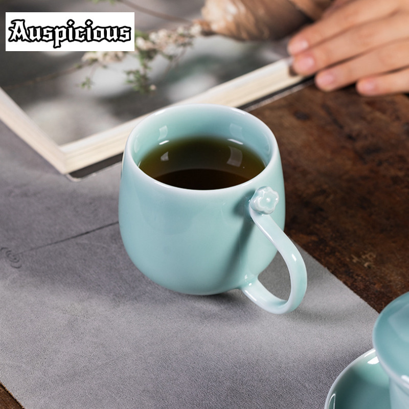 400 мл лазурный Longquan Celad – обзор и цена Celadon Ceramic Cup