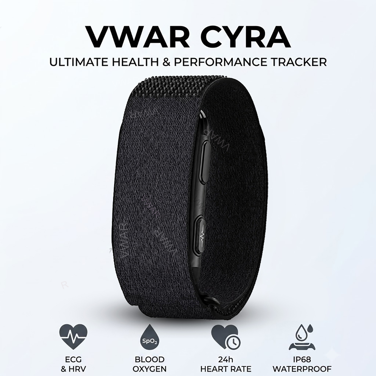 Смарт-браслет VWAR CYRA без эк – обзор и цена Korean Health Lifestyle