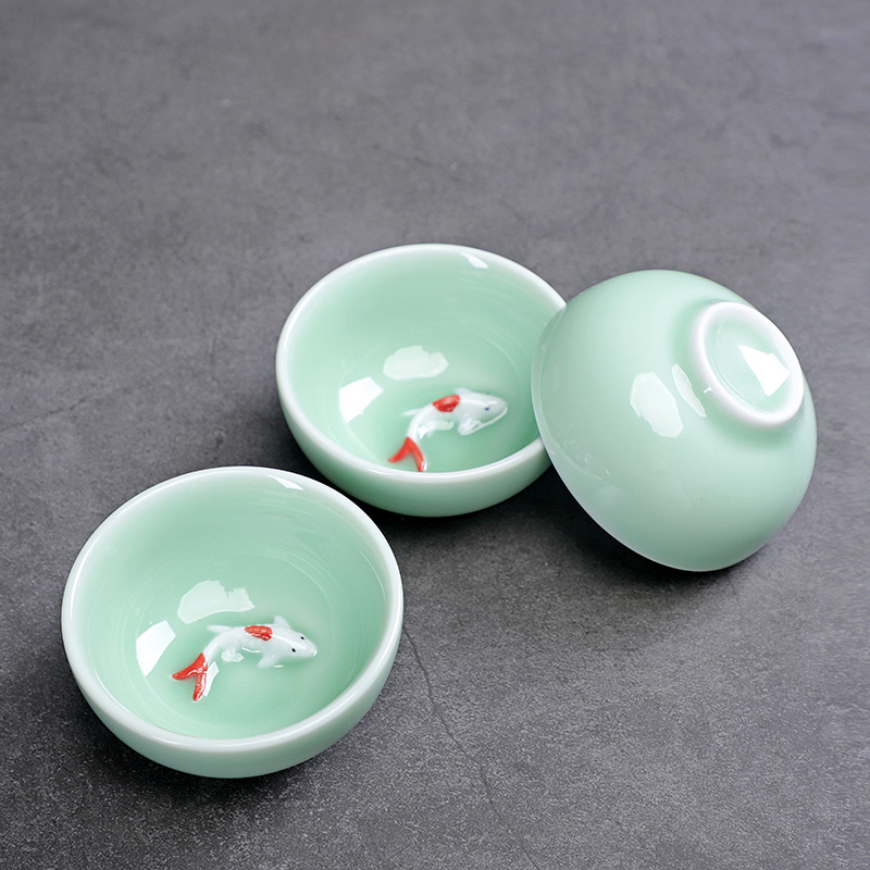 Милая чашка с рыбой Celadon, ч – обзор и цена Celadon Ceramic Cup